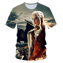 Load image into Gallery viewer, Game Of Thrones t Shirt Movie Figure T-Shirt Men 2019 New Tshirt Night King Tshirt Casual Harajuku Tops Summer Fashion Tees