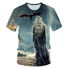 Load image into Gallery viewer, Game Of Thrones t Shirt Movie Figure T-Shirt Men 2019 New Tshirt Night King Tshirt Casual Harajuku Tops Summer Fashion Tees