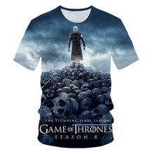 Load image into Gallery viewer, Game Of Thrones t Shirt Movie Figure T-Shirt Men 2019 New Tshirt Night King Tshirt Casual Harajuku Tops Summer Fashion Tees