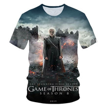 Load image into Gallery viewer, Game Of Thrones t Shirt Movie Figure T-Shirt Men 2019 New Tshirt Night King Tshirt Casual Harajuku Tops Summer Fashion Tees