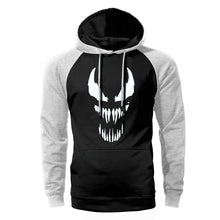 Load image into Gallery viewer, Super Hero Venom Raglan Hoodie Men Cool Hoodies Mens Hipster Hooded Sweatshirt New Style Spring Autumn Hoody Hip Hop Streetwear