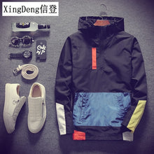 Load image into Gallery viewer, XingDeng Casual Waterproof Hooded fashion Men's top Jackets Coats Men Outerwear Casual Brand Male Clothing Plus 5XL