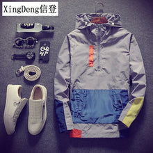Load image into Gallery viewer, XingDeng Casual Waterproof Hooded fashion Men's top Jackets Coats Men Outerwear Casual Brand Male Clothing Plus 5XL