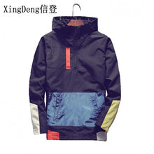 Load image into Gallery viewer, XingDeng Casual Waterproof Hooded fashion Men's top Jackets Coats Men Outerwear Casual Brand Male Clothing Plus 5XL