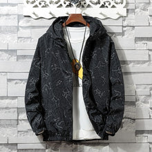 Load image into Gallery viewer, 2019 Spring Autumn Mens Casual Camouflage Hoodie Jacket Men Plus Size 3XL Waterproof Windbreaker Coat Male jaqueta masculina