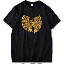 Load image into Gallery viewer, Wu Tang Clan T Shirt Hip-Hop Band Logo Creative Design Tops Simple EU Size 100% Cotton Short Sleeve Crewneck Soft Shirt