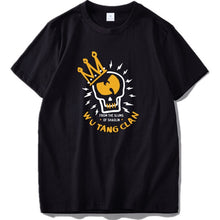Load image into Gallery viewer, Wu Tang Clan T Shirt Hip-Hop Band Logo Creative Design Tops Simple EU Size 100% Cotton Short Sleeve Crewneck Soft Shirt