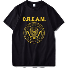 Load image into Gallery viewer, Wu Tang Clan T Shirt Hip-Hop Band Logo Creative Design Tops Simple EU Size 100% Cotton Short Sleeve Crewneck Soft Shirt